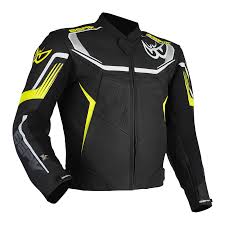Berik Strada Leather Jacket - Fluro Yellow