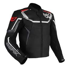 Berik Strada Leather Jacket - Fluro Red