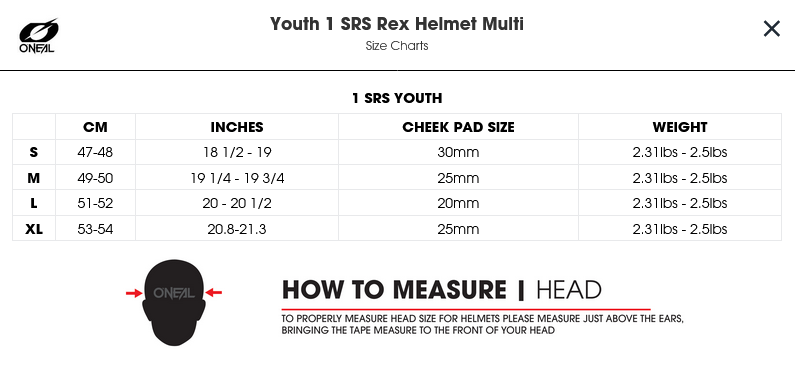 ONEAL YOUTH 1SRS HELMET