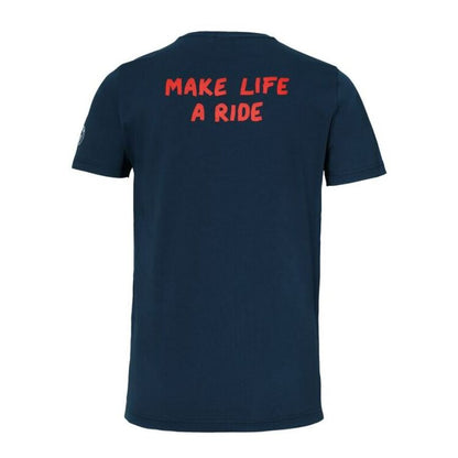 BMW Make Life a Ride T-Shirt - Navy