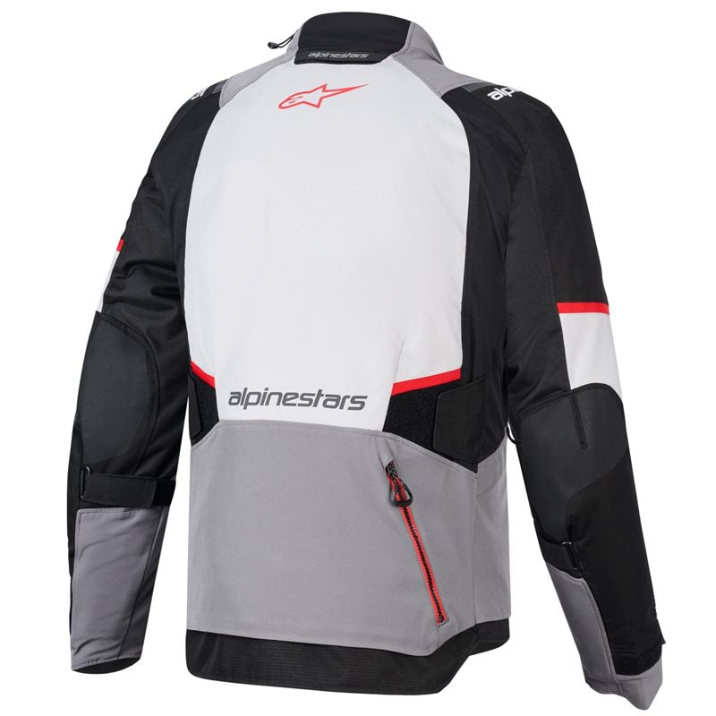ALPINESTARS Andes V4 Drystar Jacket - Dk Ice Grey Blk Bright Red