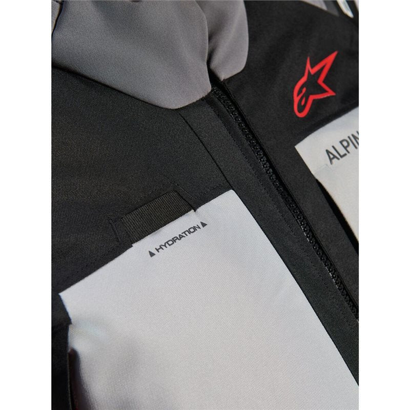 ALPINESTARS Andes V4 Drystar Jacket - Dk Ice Grey Blk Bright Red