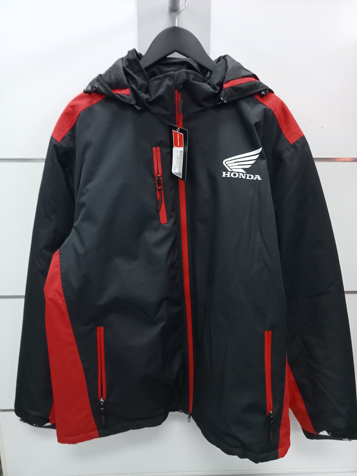 HONDA Genuine Softshell Wing Jacket - Black / Red
