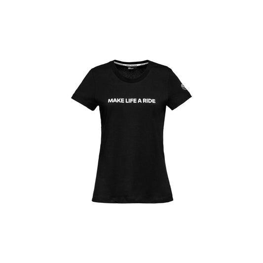 BMW Make Life a Ride T-Shirt - Black - WOMENS