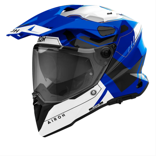 Airoh Commander 2 'Reveal' Blue Gloss