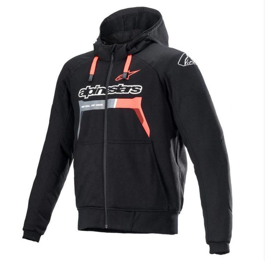 Alpinestars Chrome Ignition Hoodie - Black/Red Fluro (Copy)